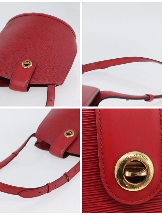 LOUIS VUITTON Epi Cluny Shoulder Bag Red M52257 LV Auth ka3024 - Picture 16 of 16